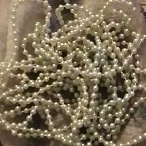 💕2yrd dark silver bead decor crafting material